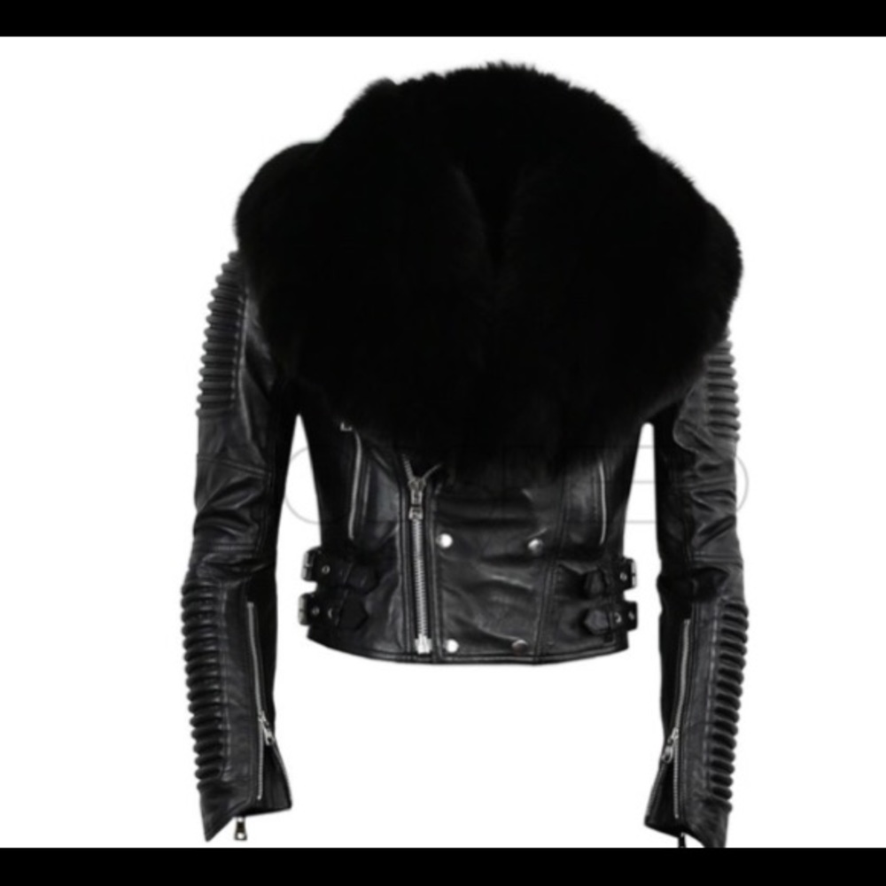 Godspeed Women Leather Moto Jacket - Picture 3 of 9